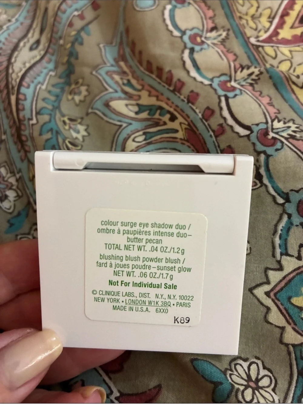 Clinique Eyeshadow & Blush Palette